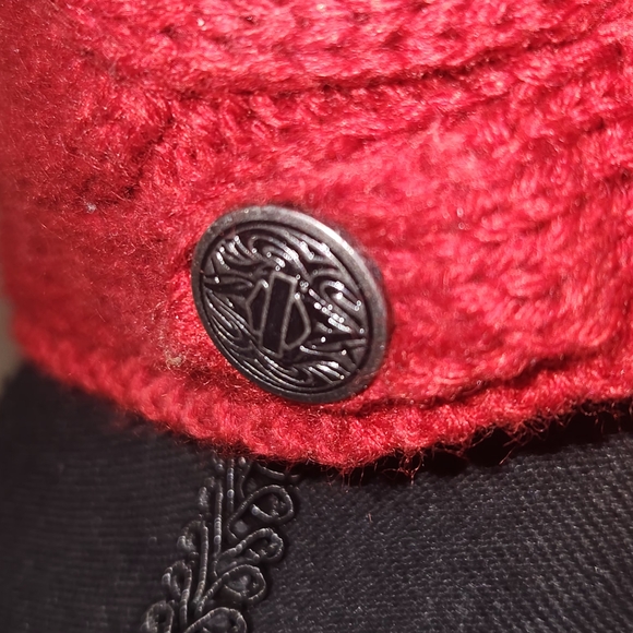 Harley-Davidson Red Knit‎ Fleece-lined Hat - Picture 4 of 5
